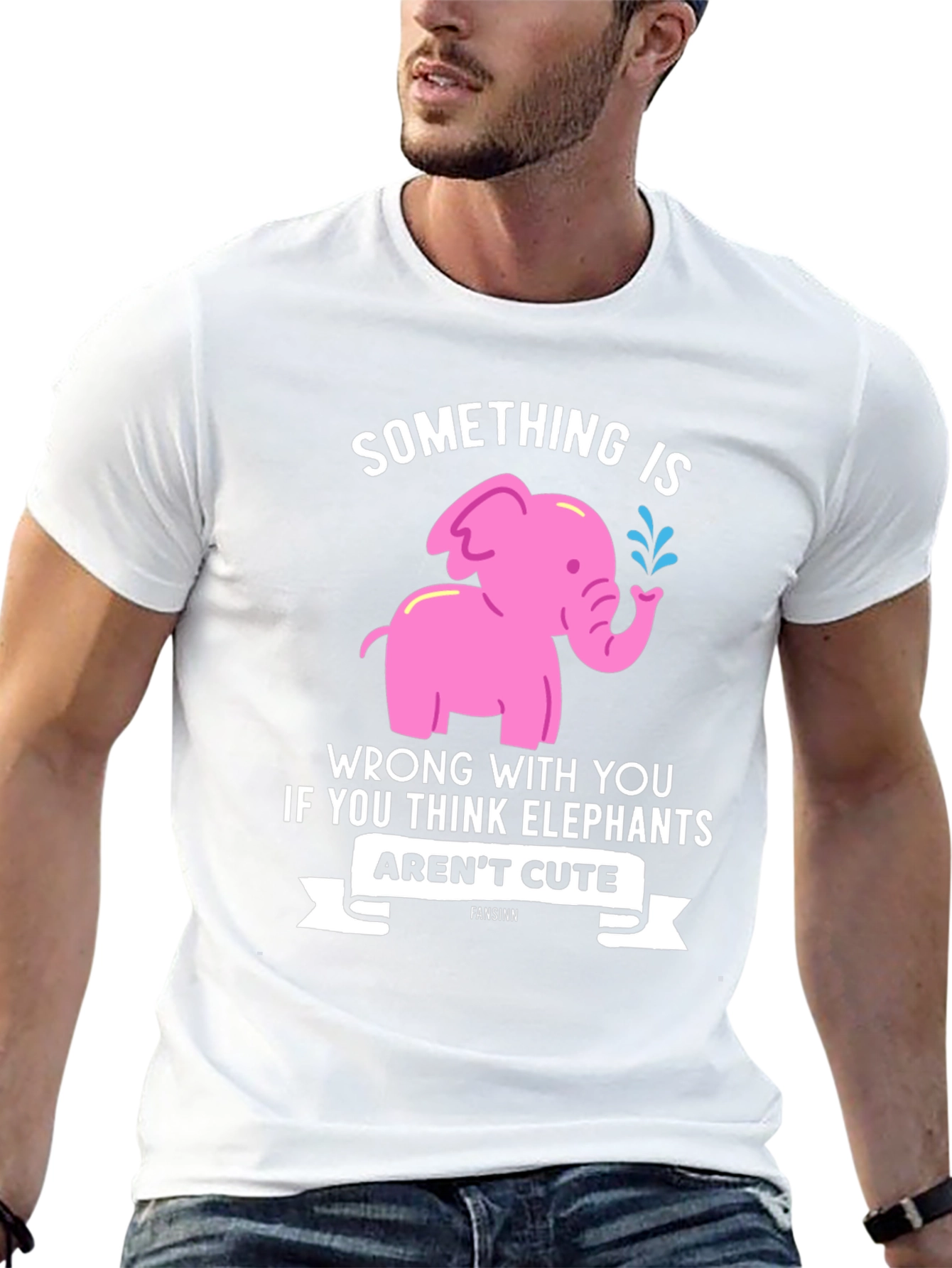 Elephant Lover T-Shirt - Something is Wrong With You