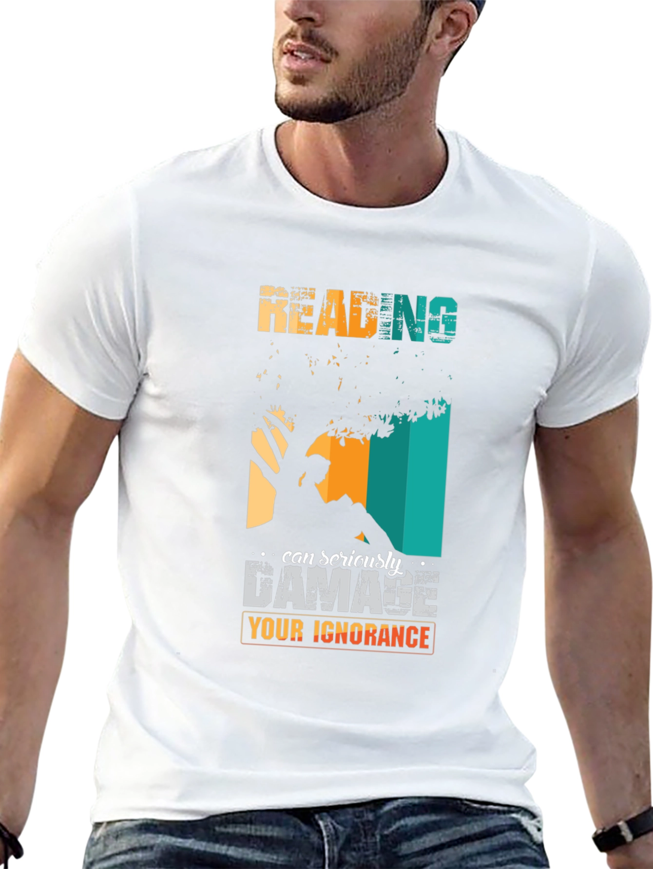 Reading Can Damage Ignorance Graphic Tee