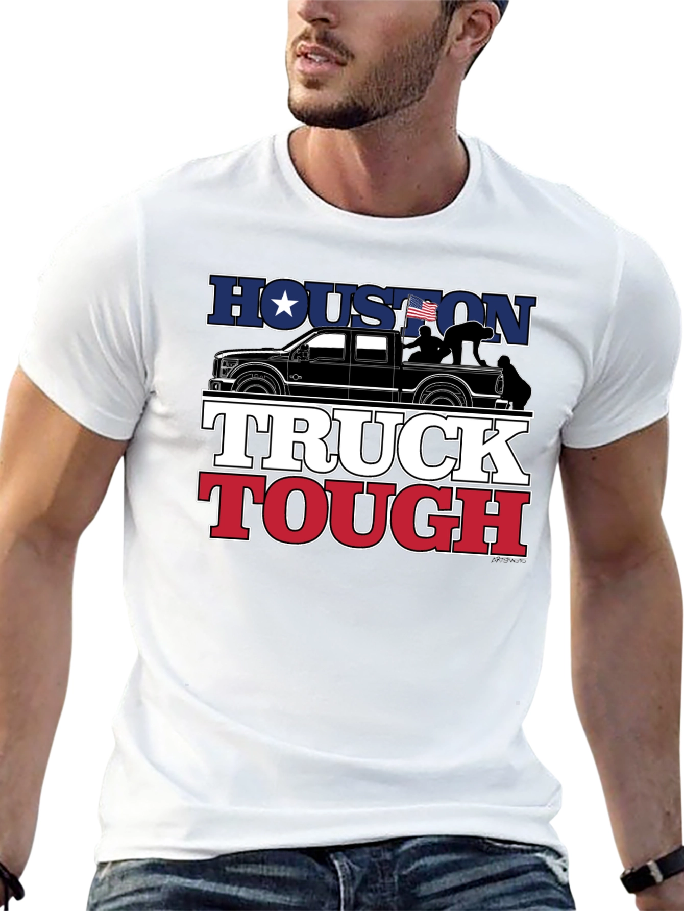 Houston Truck Tough Graphic Tee