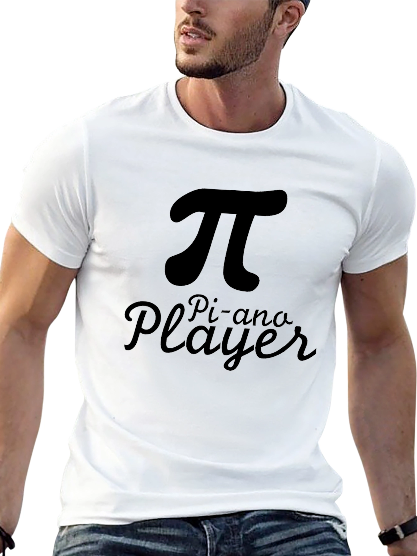 Pi-ano Player Black T-Shirt