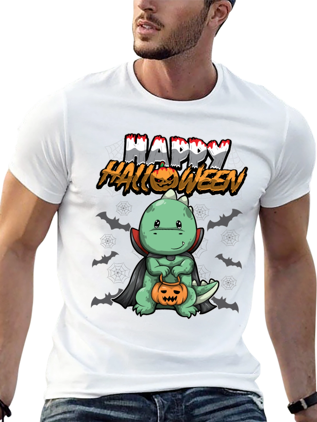 Happy Halloween Dinosaur T-Shirt