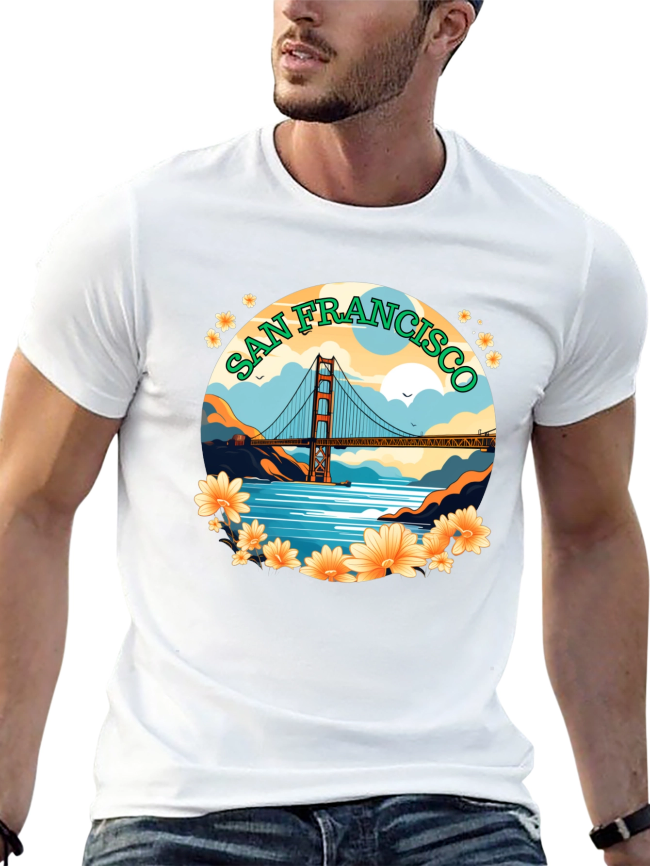 San Francisco Bridge Graphic Tee
