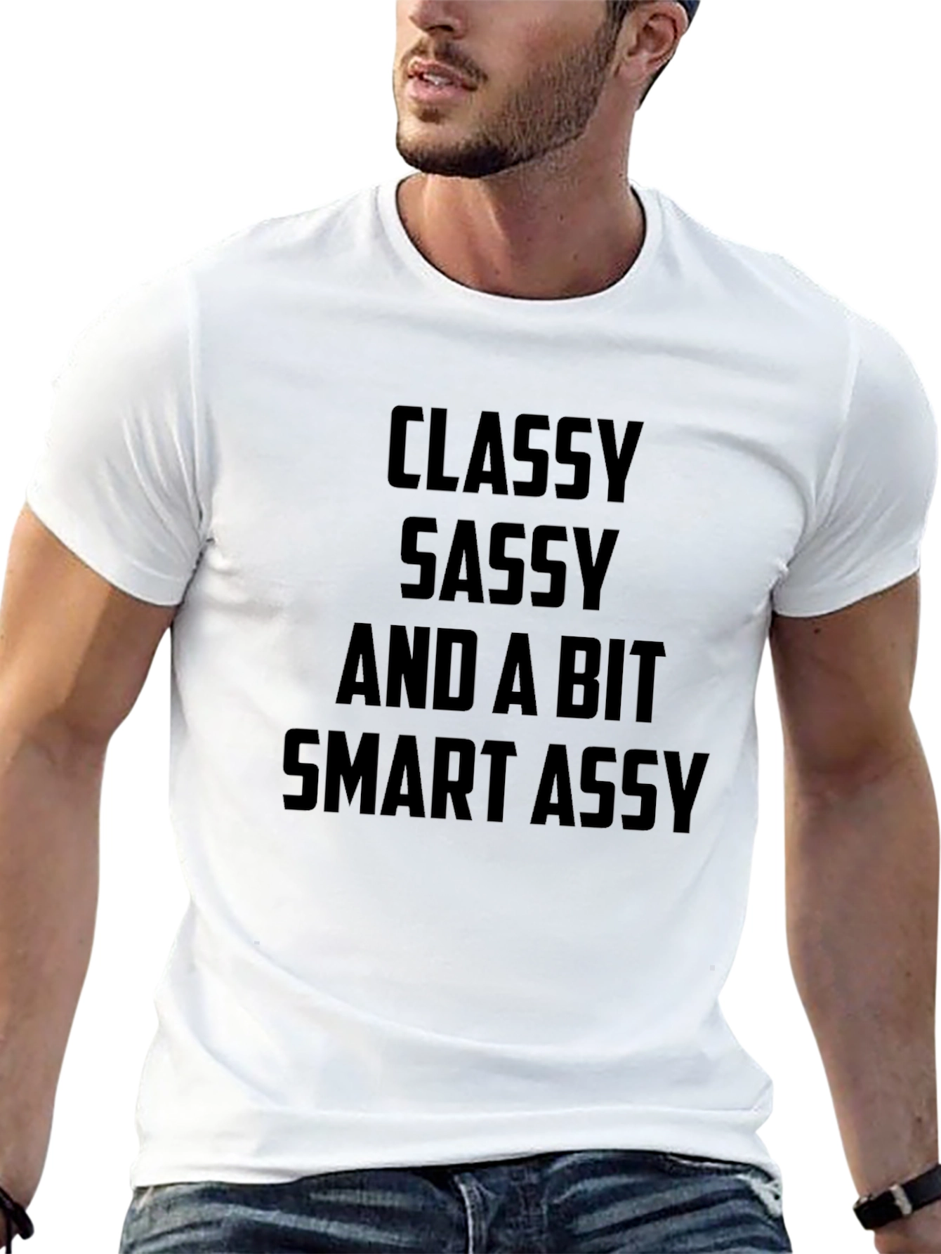 Classy Sassy Smart Assy Black T-Shirt