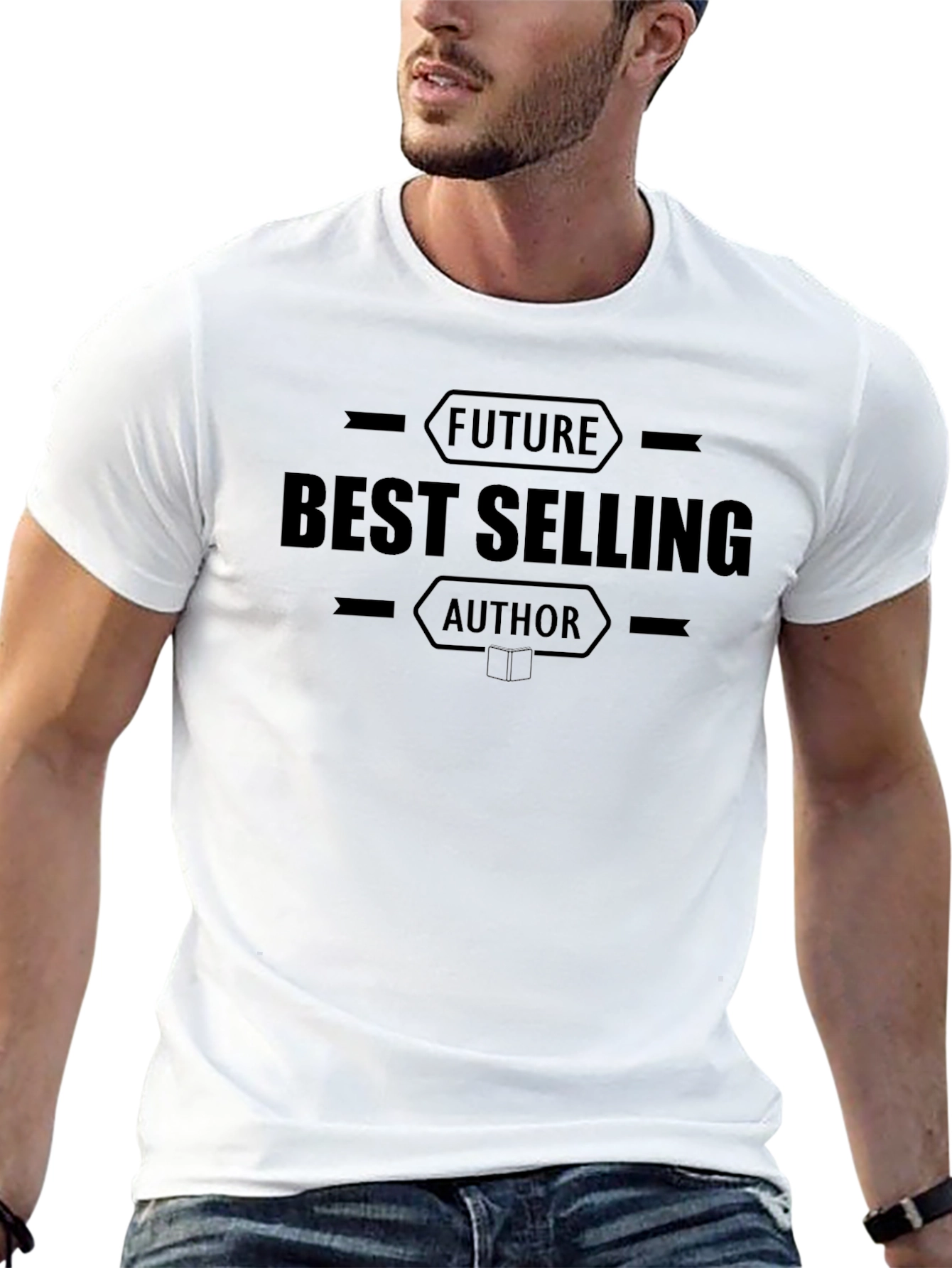 Future Best Selling Author Black Graphic T-Shirt