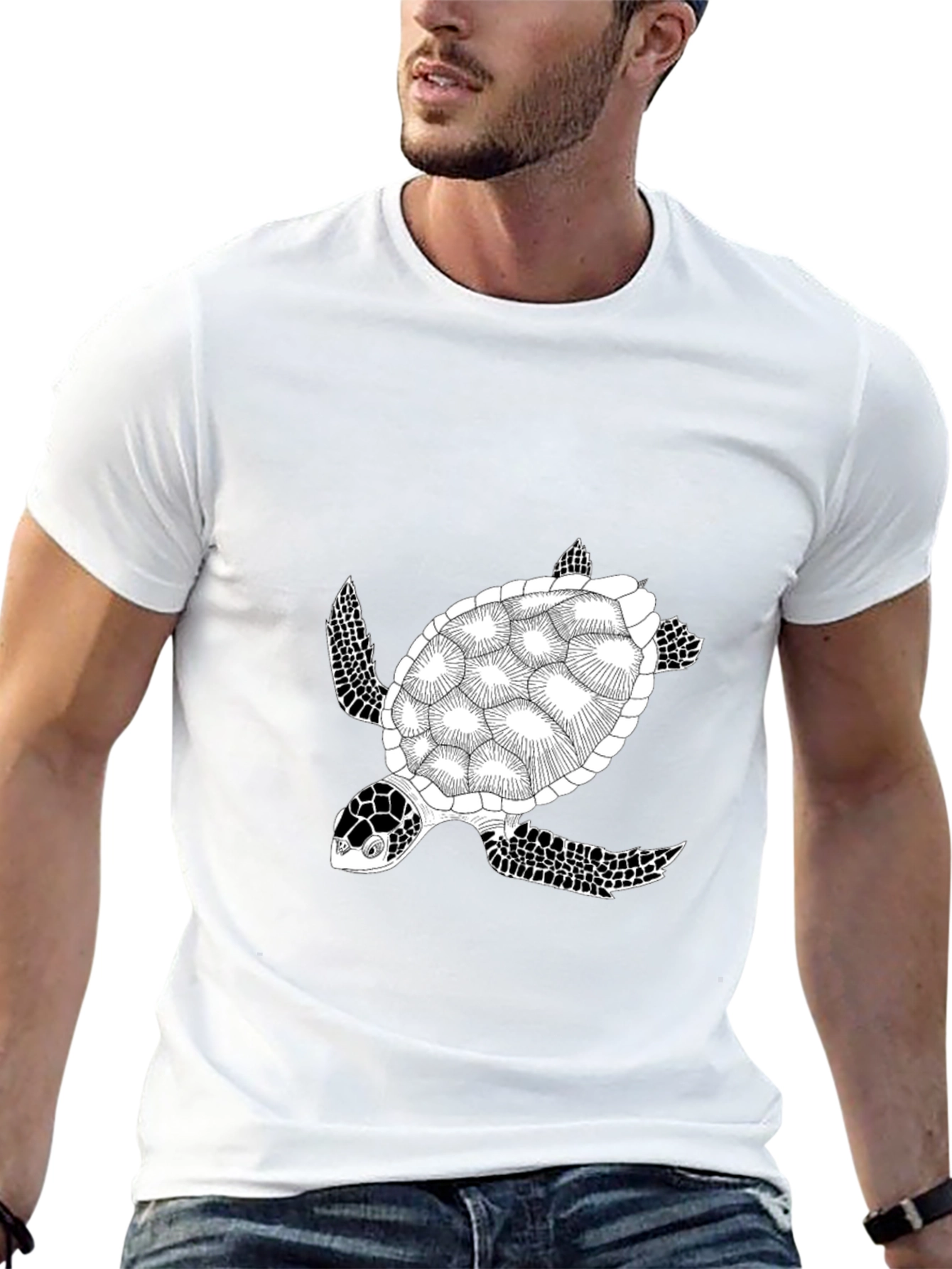 Black Turtle Graphic Tee