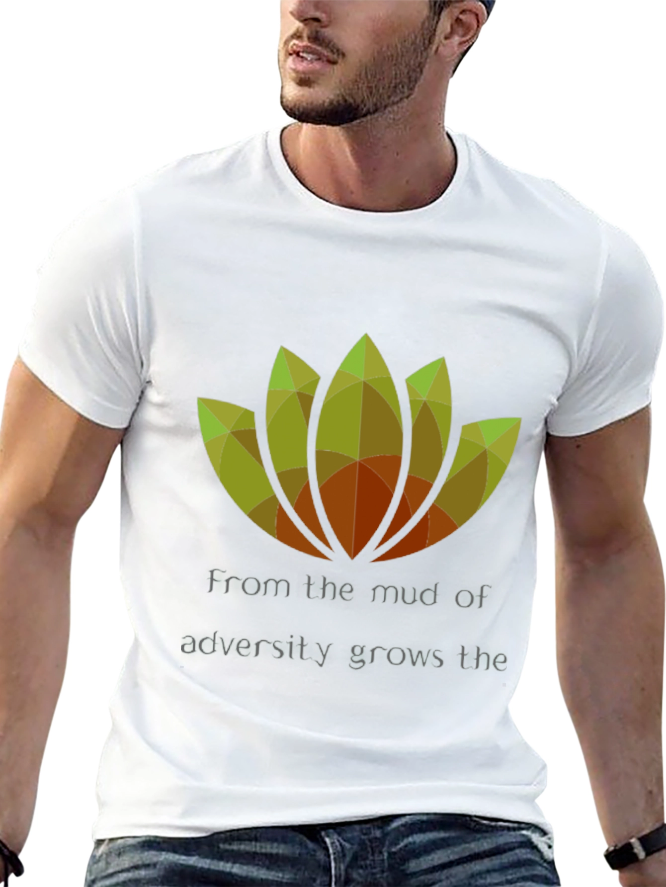 Resilient Lotus Graphic Tee - Black