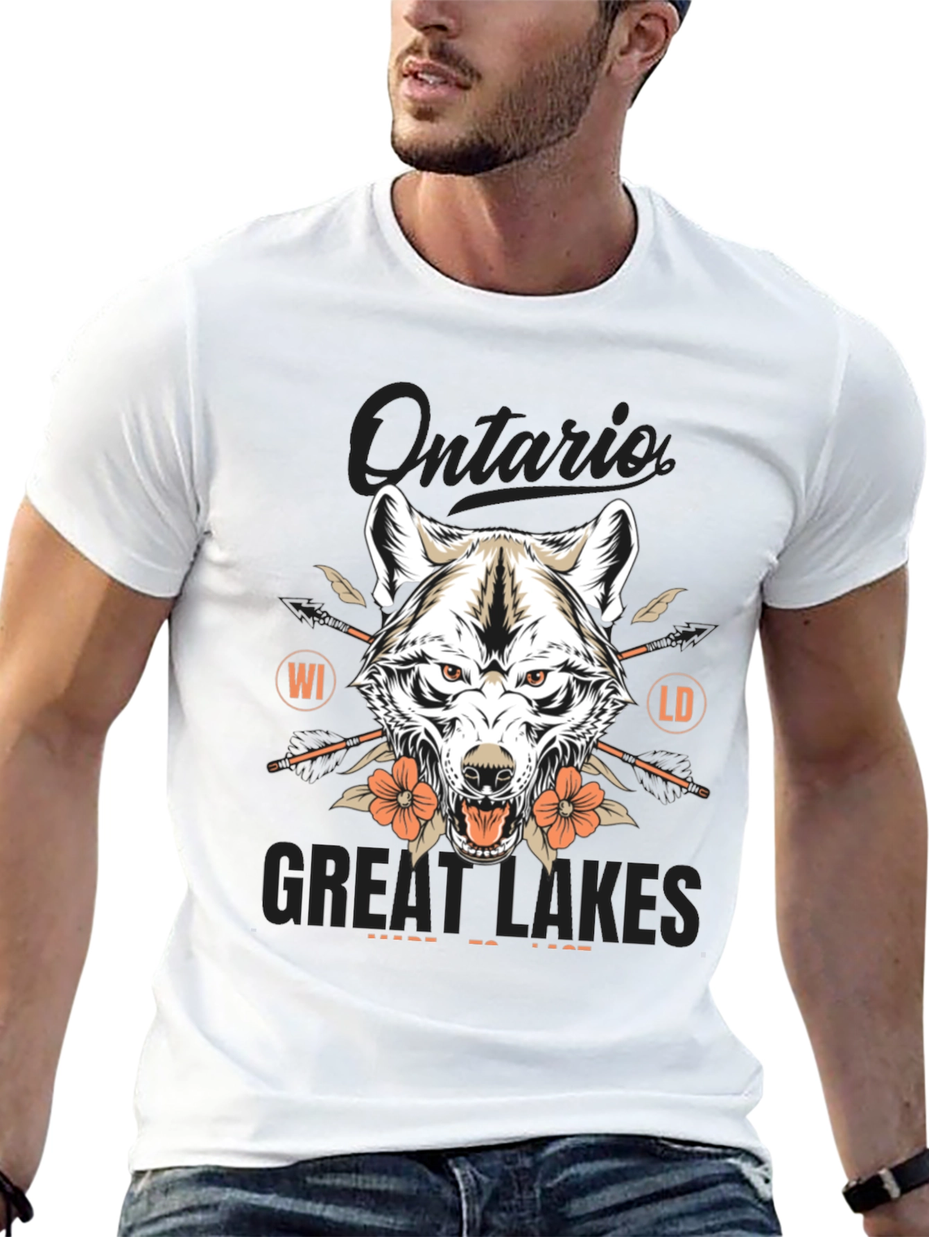 Ontario Great Lakes Wolf T-Shirt