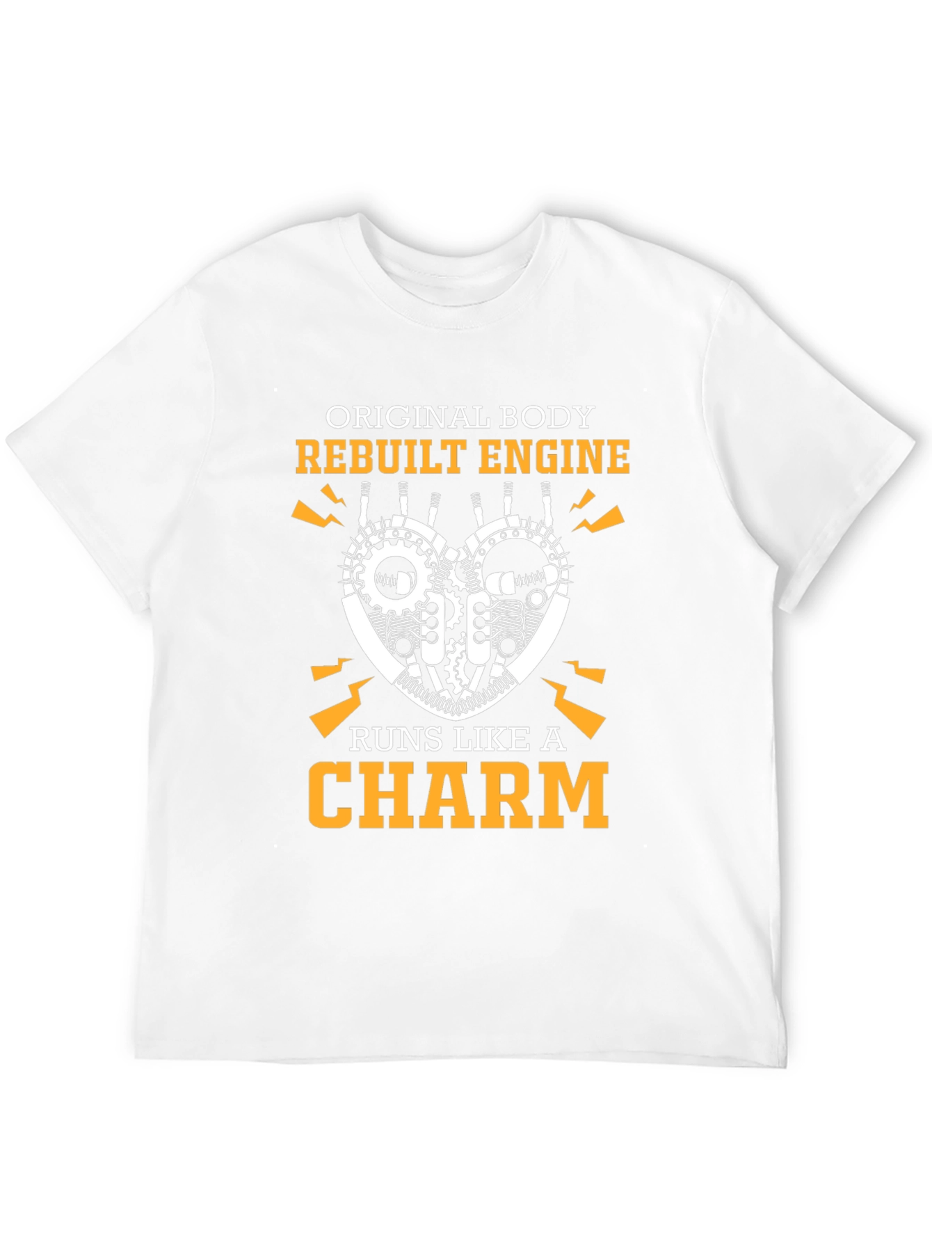 Original Body Rebuilt Engine Charm T-Shirt