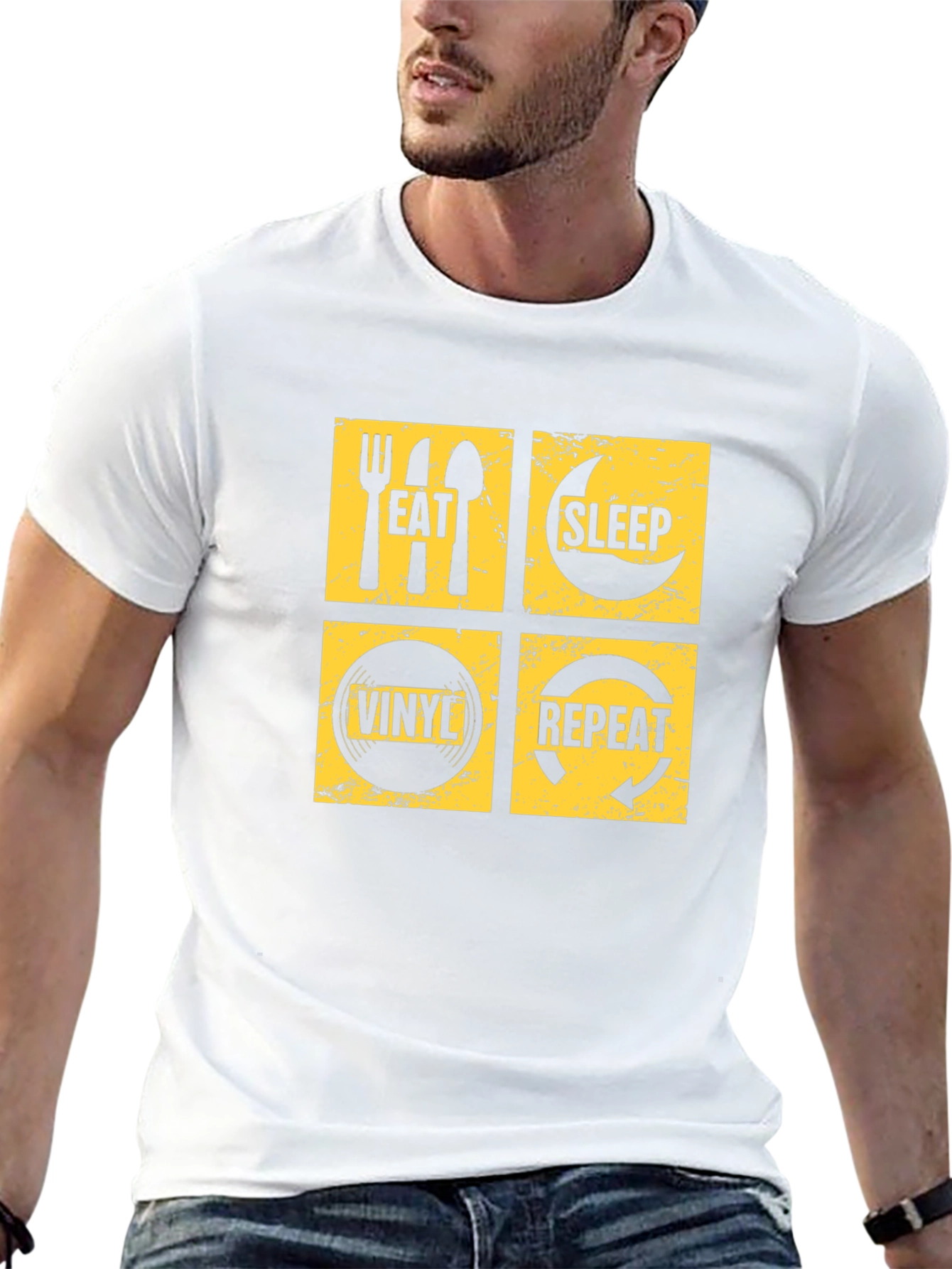 Eat Sleep Vinyl Repeat T-Shirt