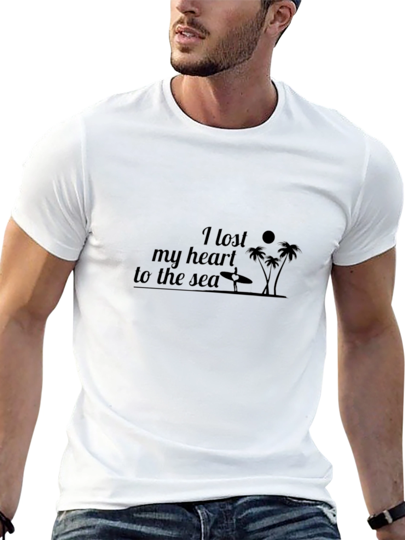 Lost My Heart to the Sea Black T-Shirt