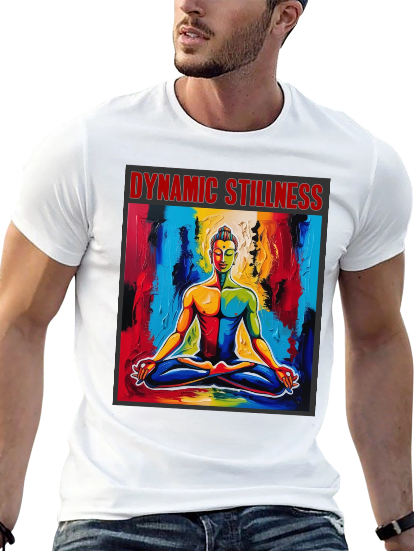 Dynamic Stillness Graphic T-Shirt