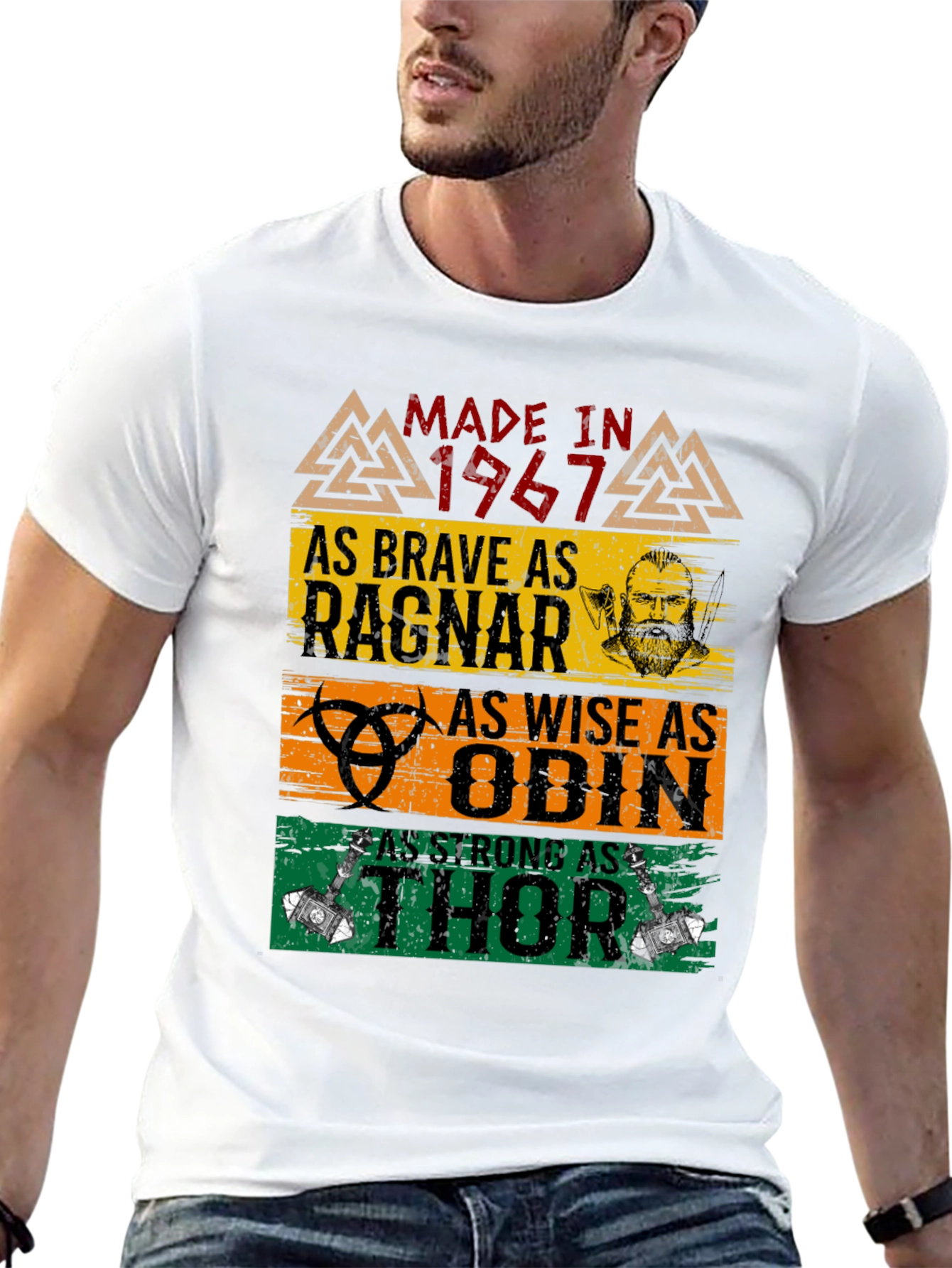 Made in 1967 Viking T-Shirt Ragnar Odin Thor