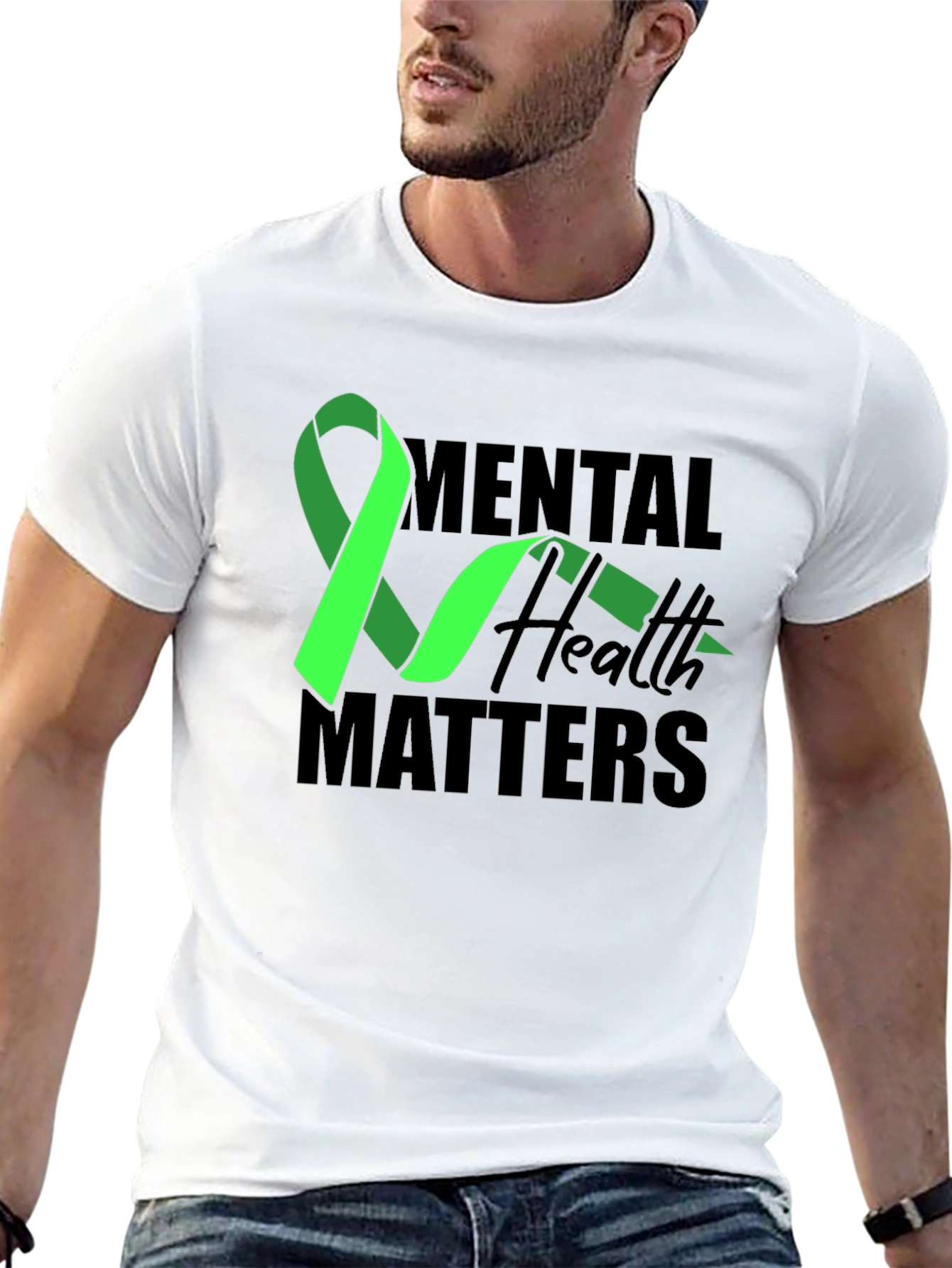 Mental Health Matters T-Shirt - Awareness Ribbon Tee