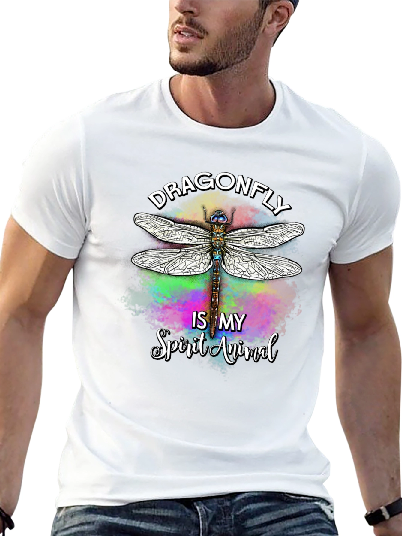 Dragonfly Spirit Animal Graphic T-Shirt
