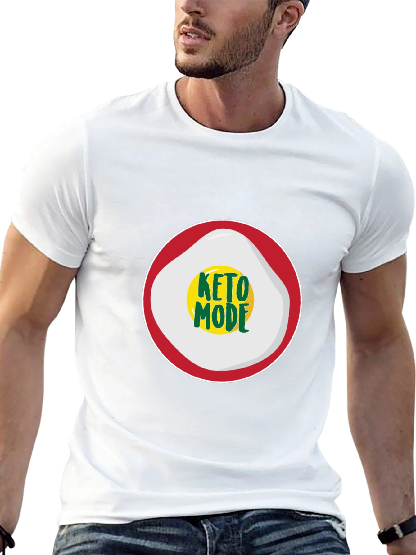 Keto Mode T-Shirt - Stylish Black Tee