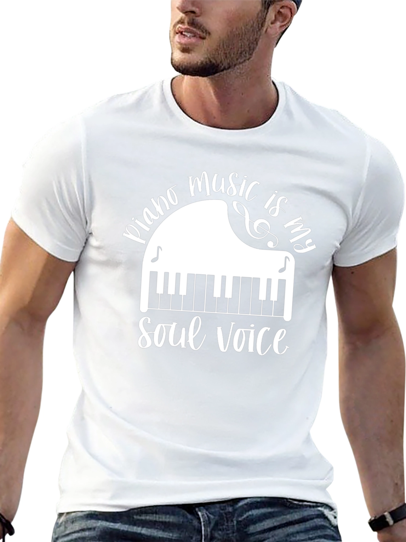 Piano Music Soul Voice T-Shirt