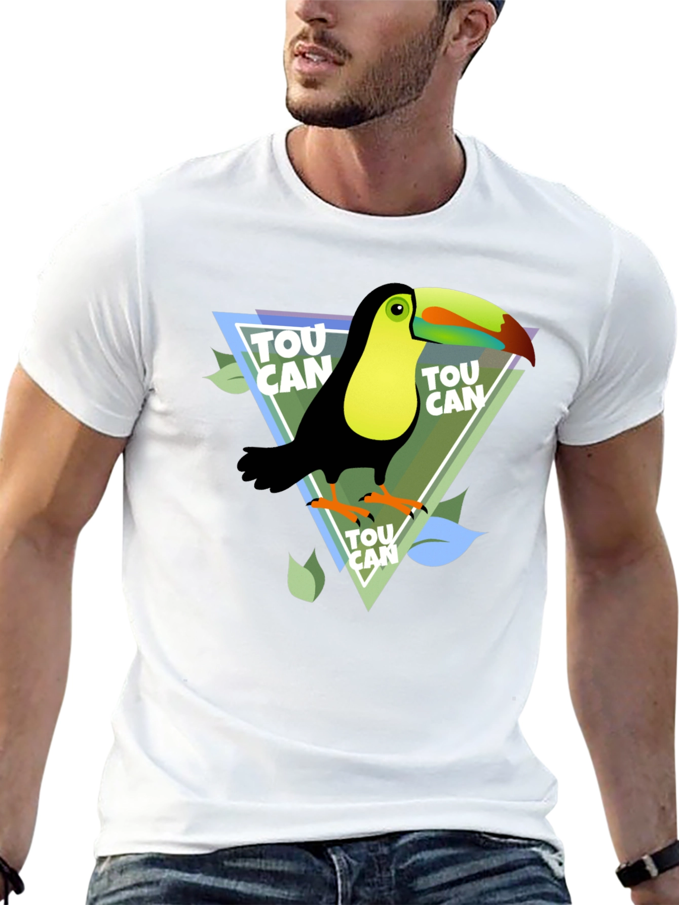 Toucan Graphic Print T-Shirt