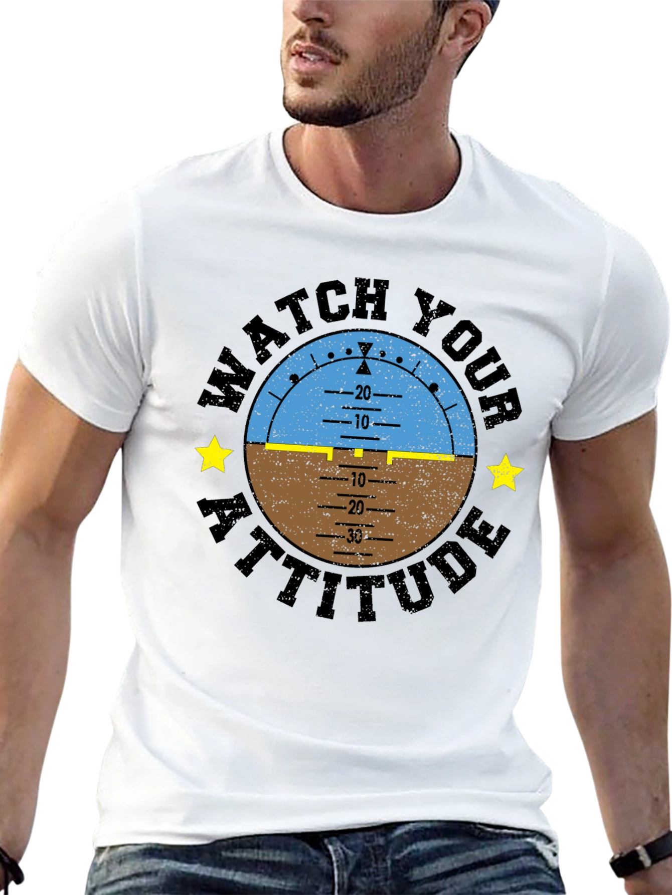 Watch Your Attitude Pilot T-Shirt