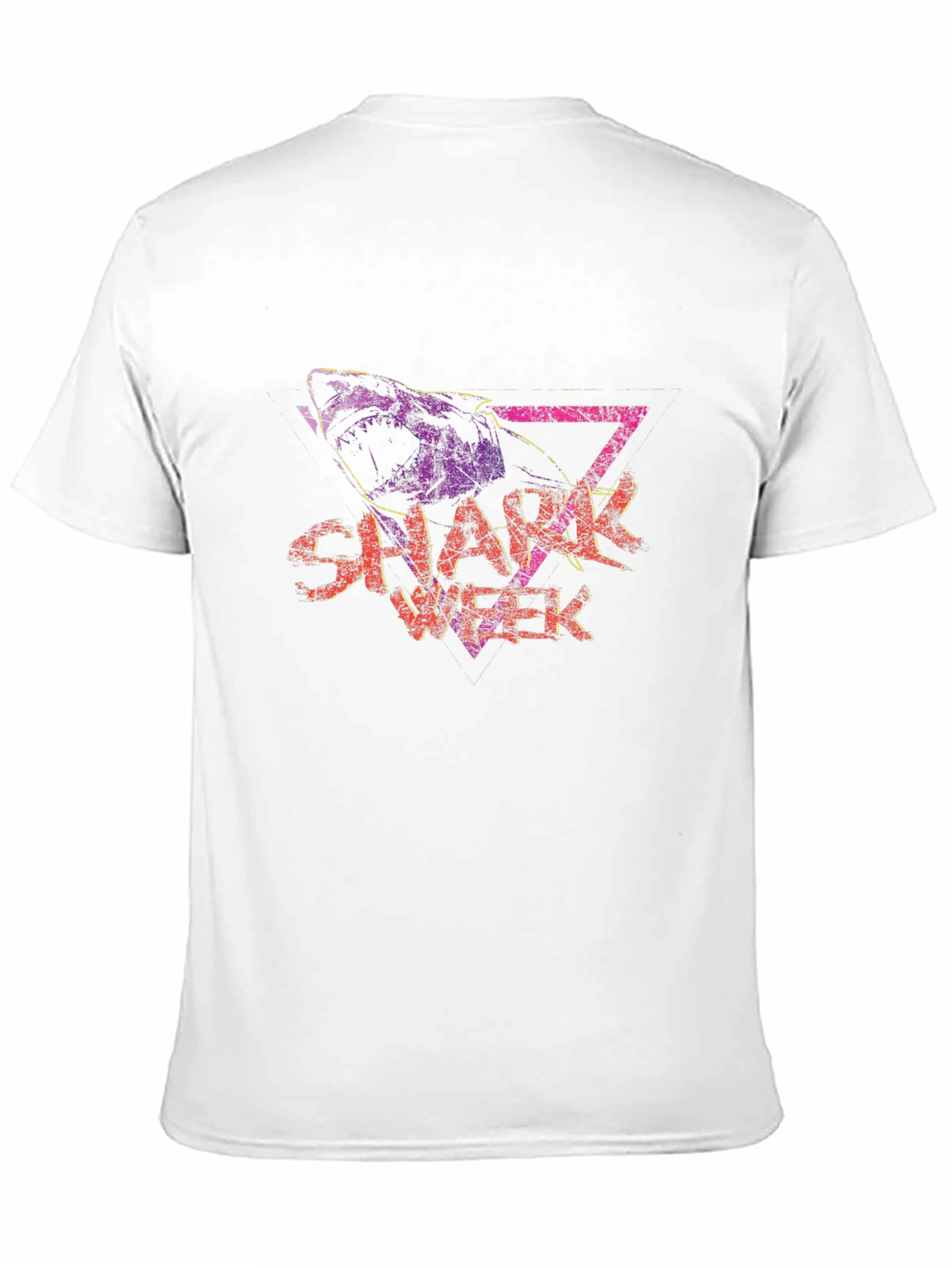 Shark Week Graphic Tee - Black Cotton Blend T-Shirt