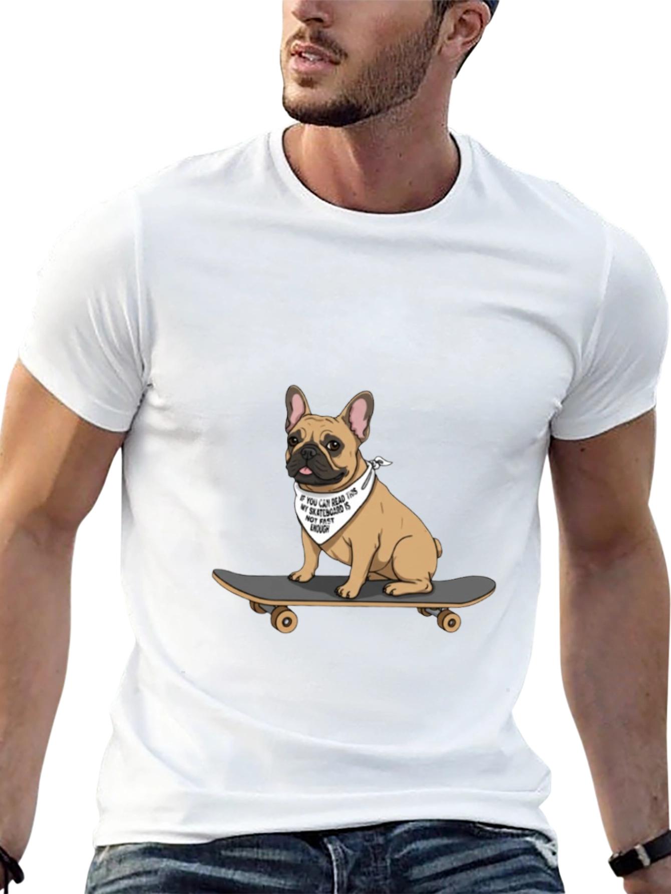 Dog on Skateboard T-Shirt