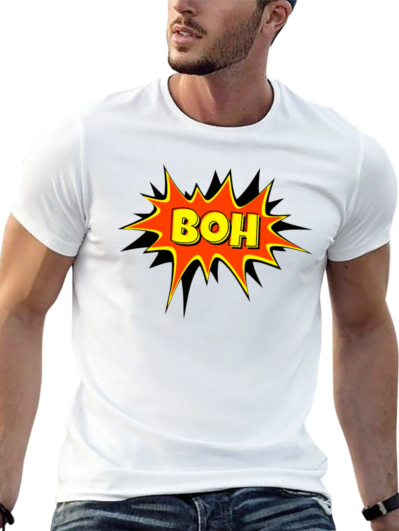 BOH Graphic T-Shirt - Black Cotton Tee