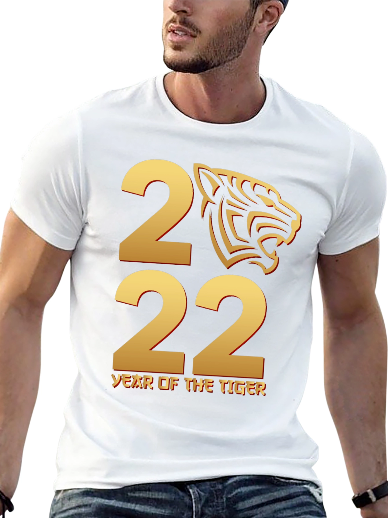 Year of the Tiger 2022 Black T-Shirt