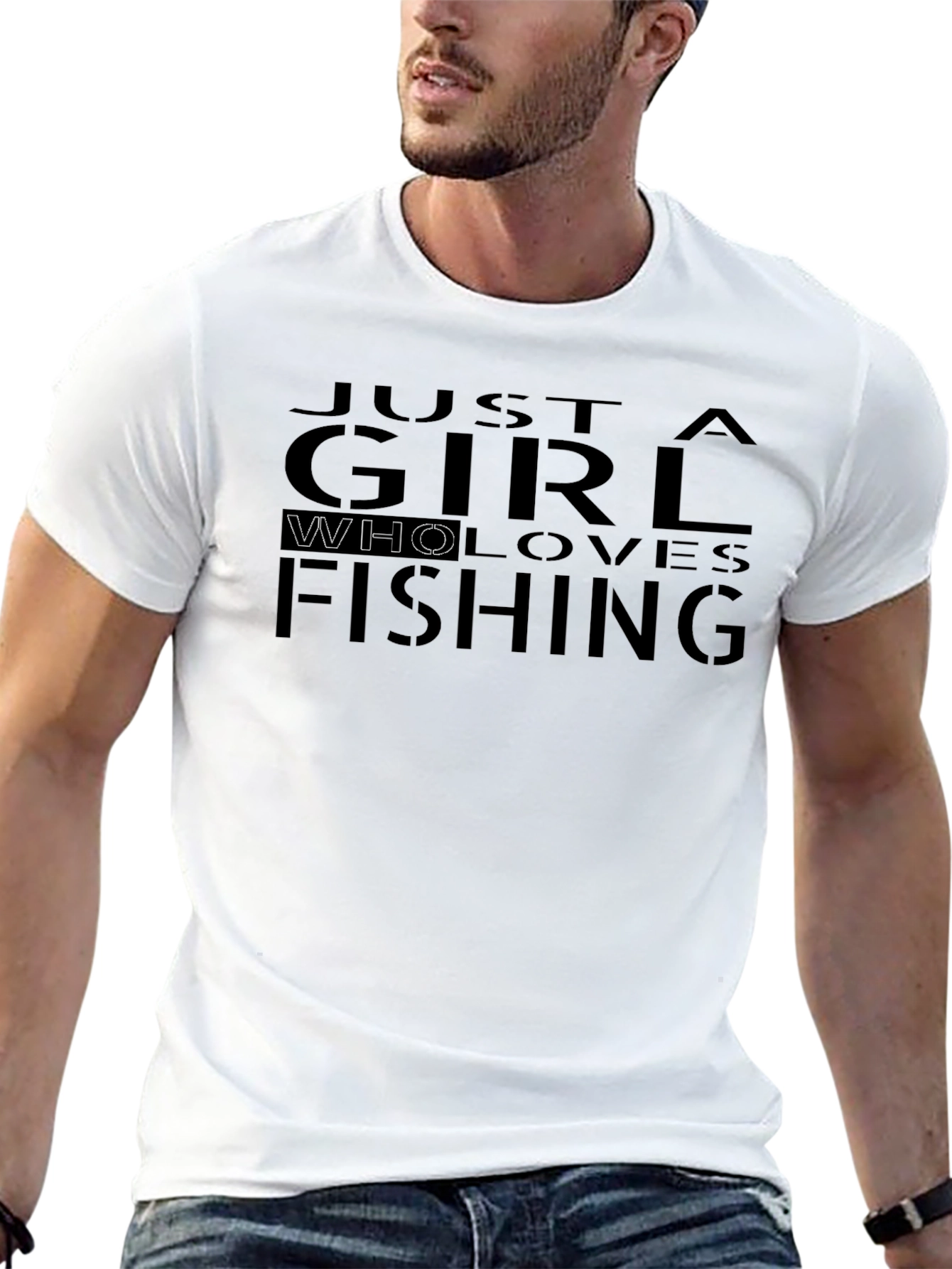 Just a Girl Who Loves Fishing T-Shirt