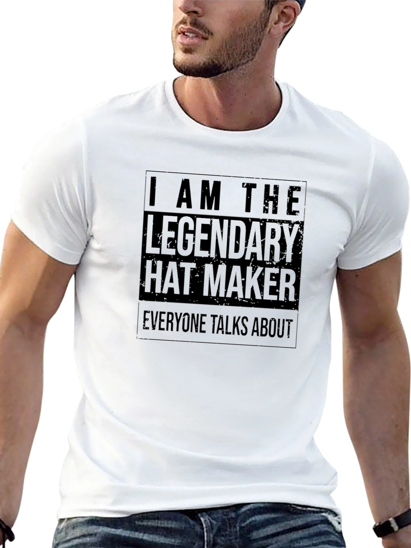 Legendary Hat Maker Graphic Tee - Black