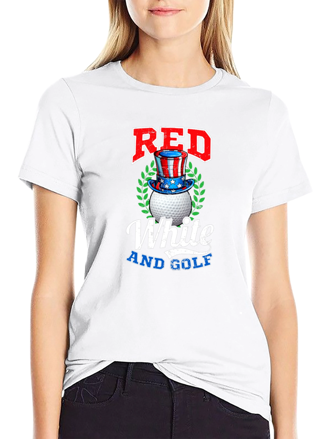 Red White and Golf T-Shirt