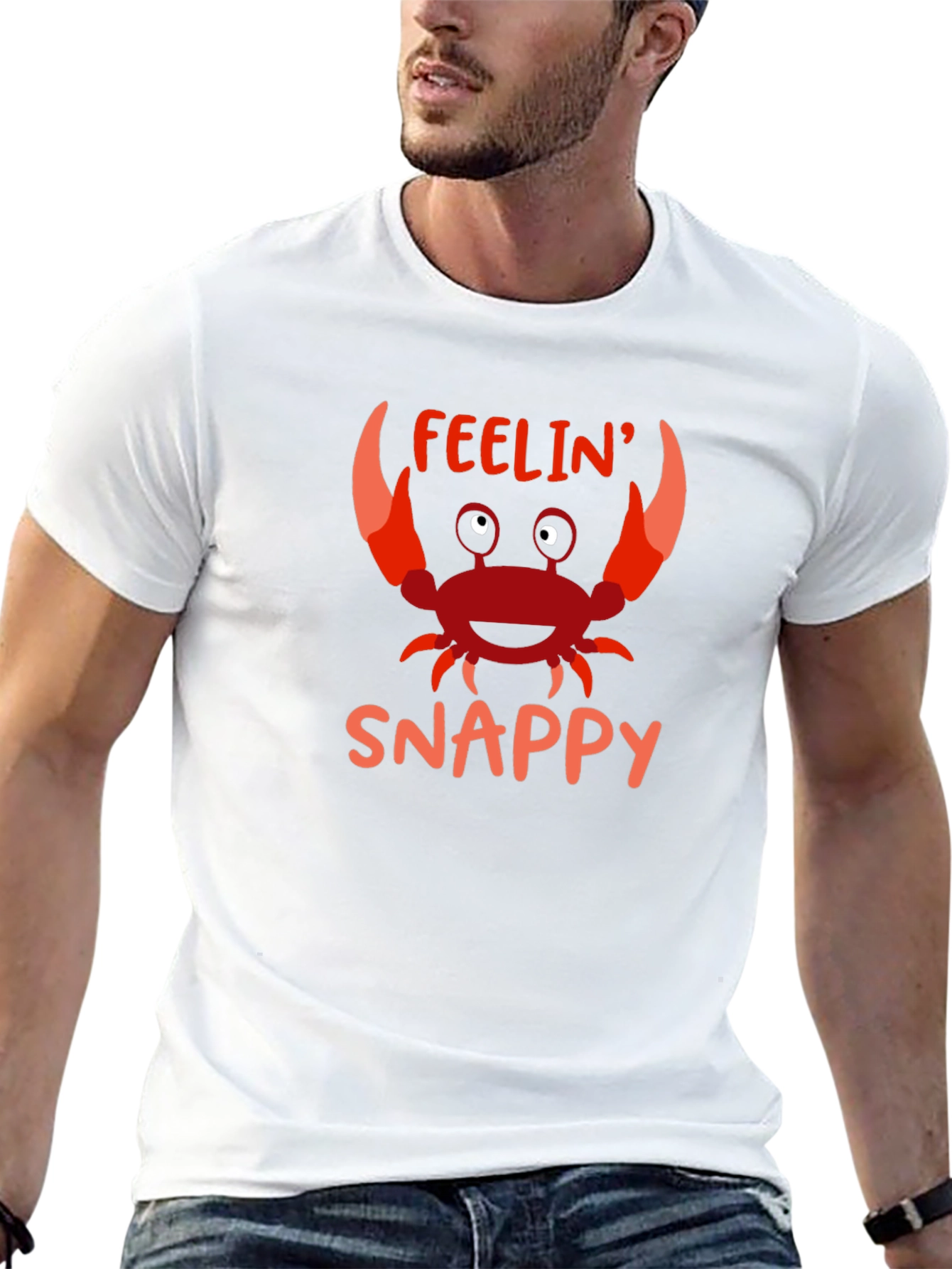 Feelin Snappy Graphic Tee - Mens Black Shirt