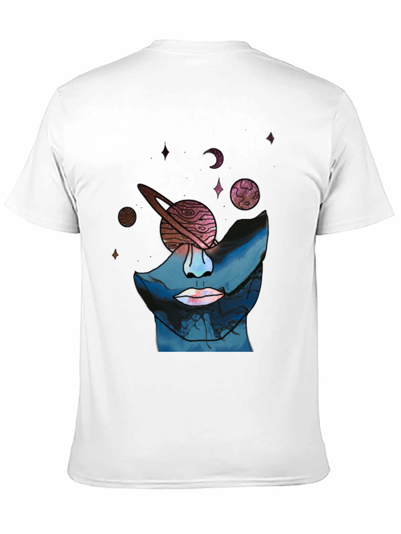 Cosmic Mind Graphic T-Shirt - Unique Universe Design