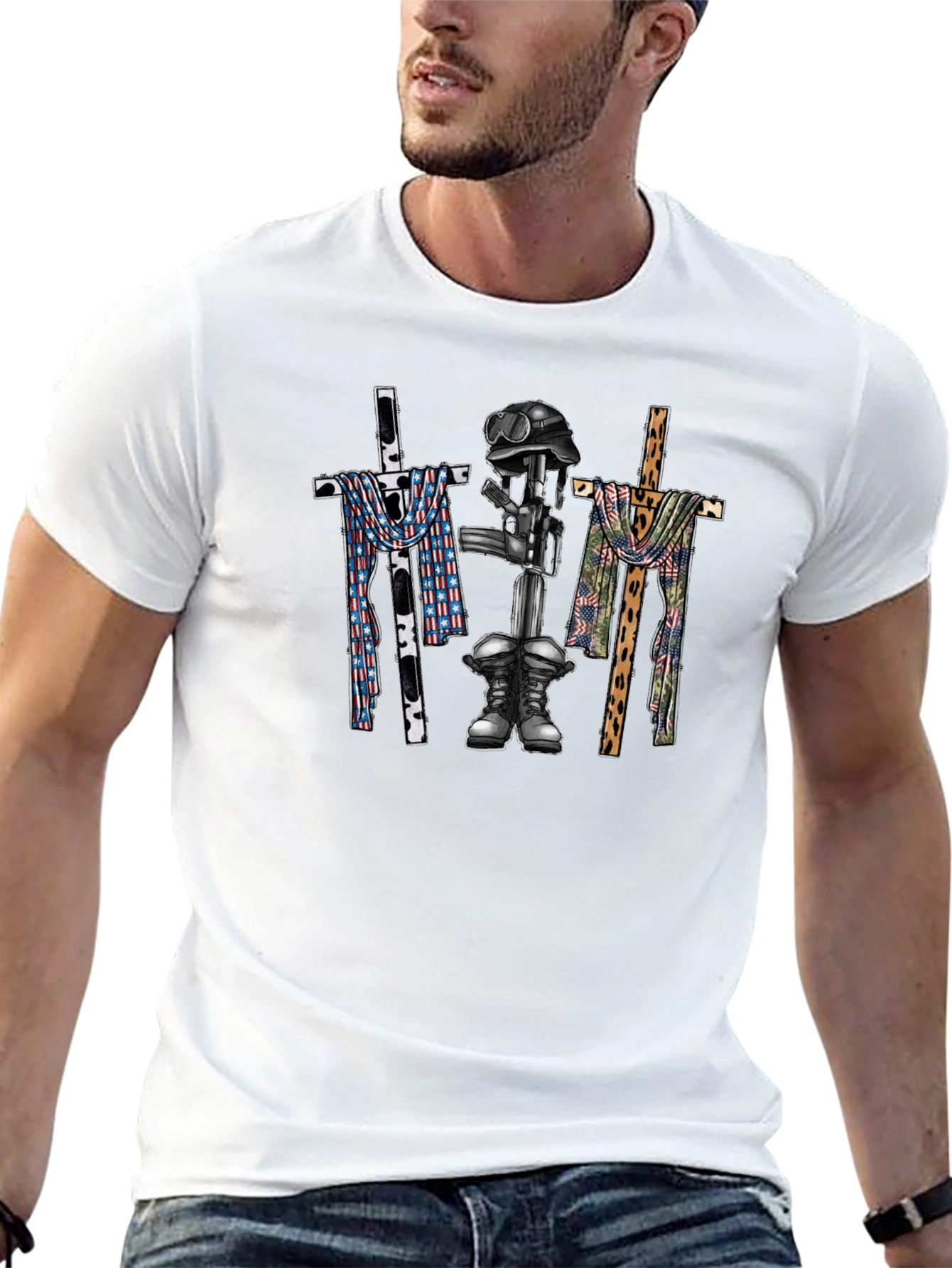 Patriotic Military Tribute T-Shirt