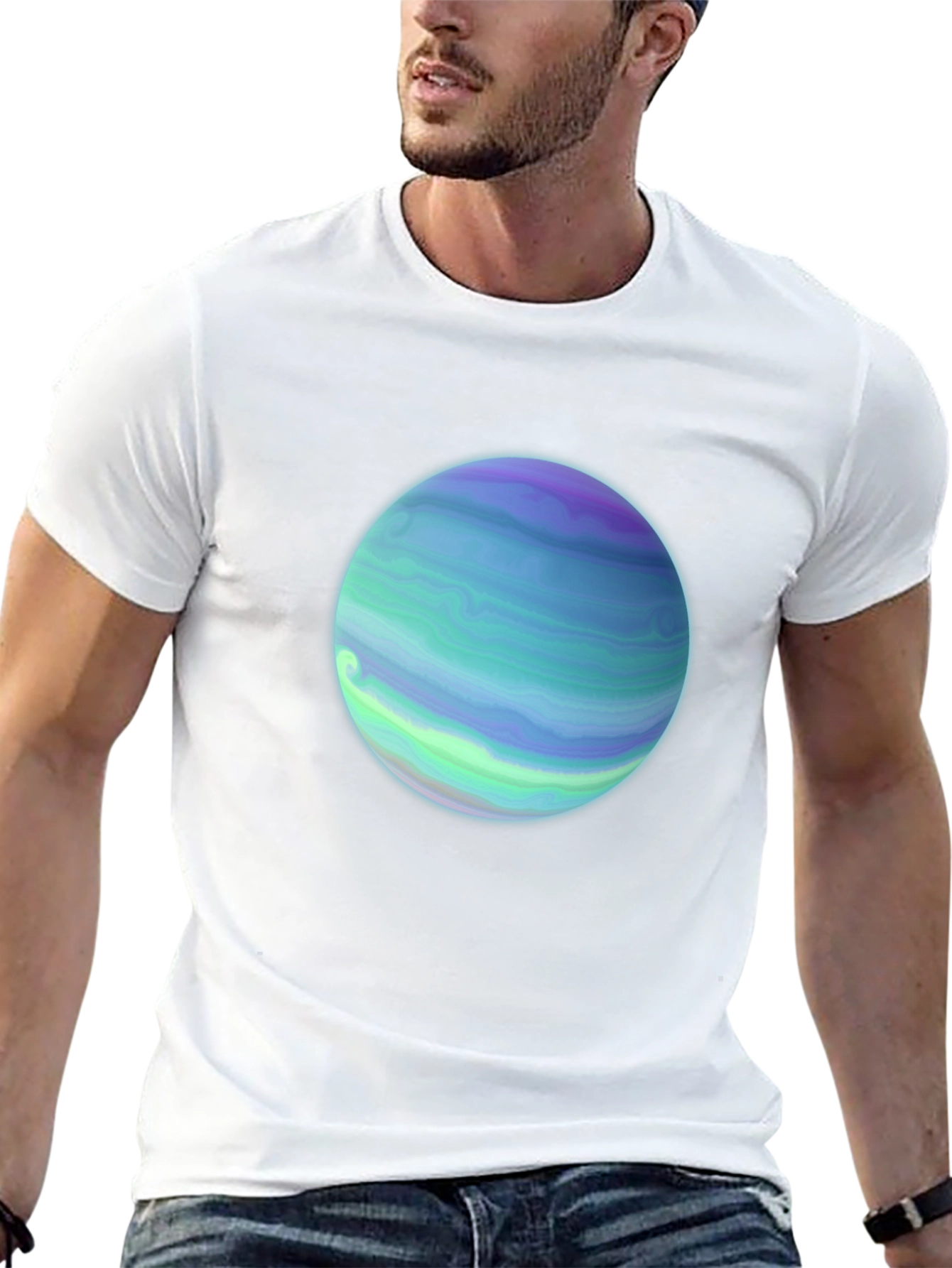 Planet Graphic Tee - Casual Style