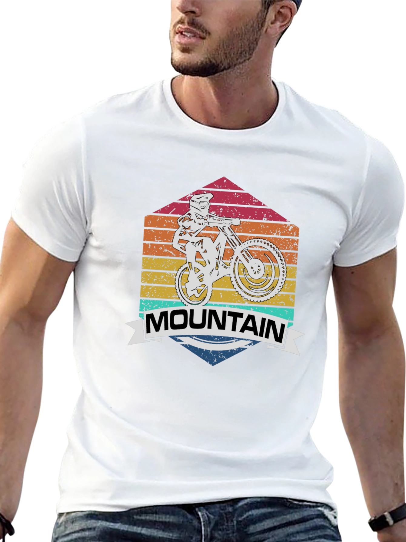 Mountain Biker Graphic T-Shirt