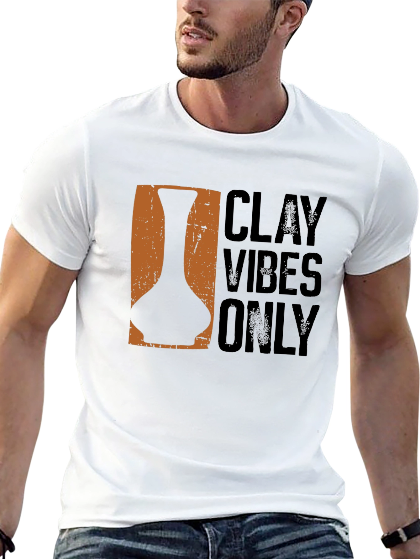 Clay Vibes Only Graphic T-Shirt