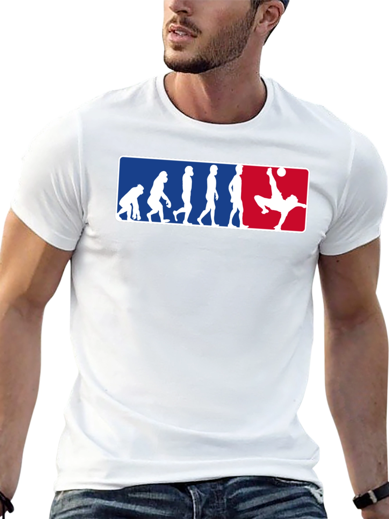 Soccer Evolution Graphic Tee - Black