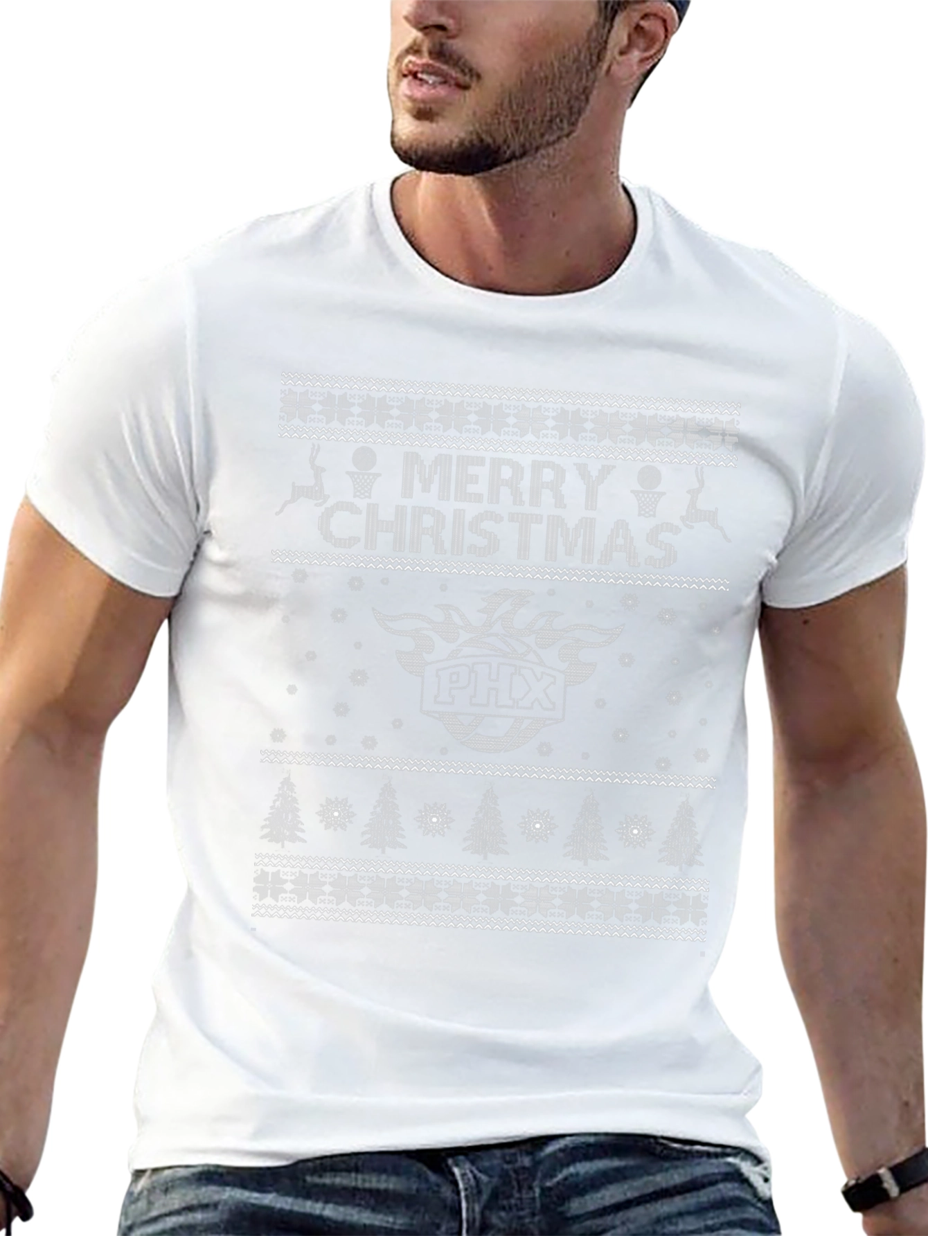 Phoenix Suns Merry Christmas Ugly Sweater T-Shirt