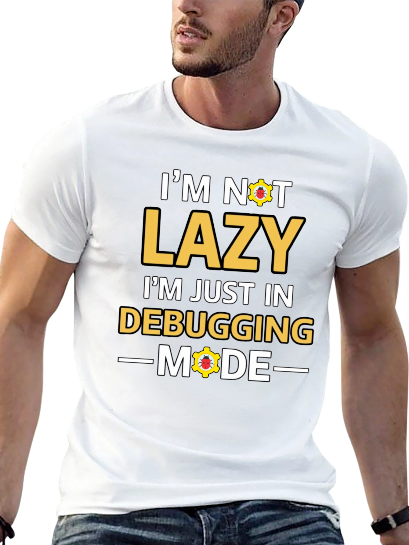 Debugging Mode T-Shirt - Funny Programmer Tee