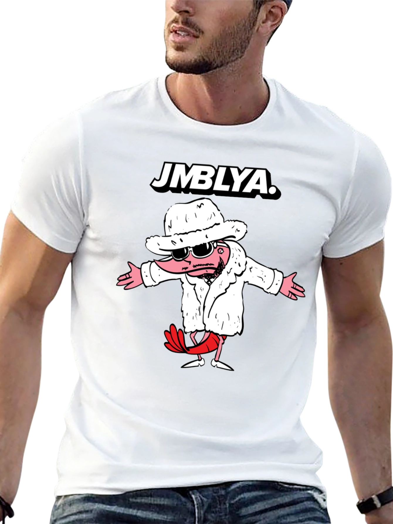 JMBYLA Cartoon Character Graphic T-Shirt