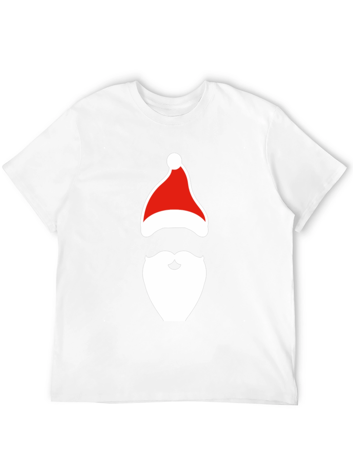 Santa Hat & Beard Graphic Tee