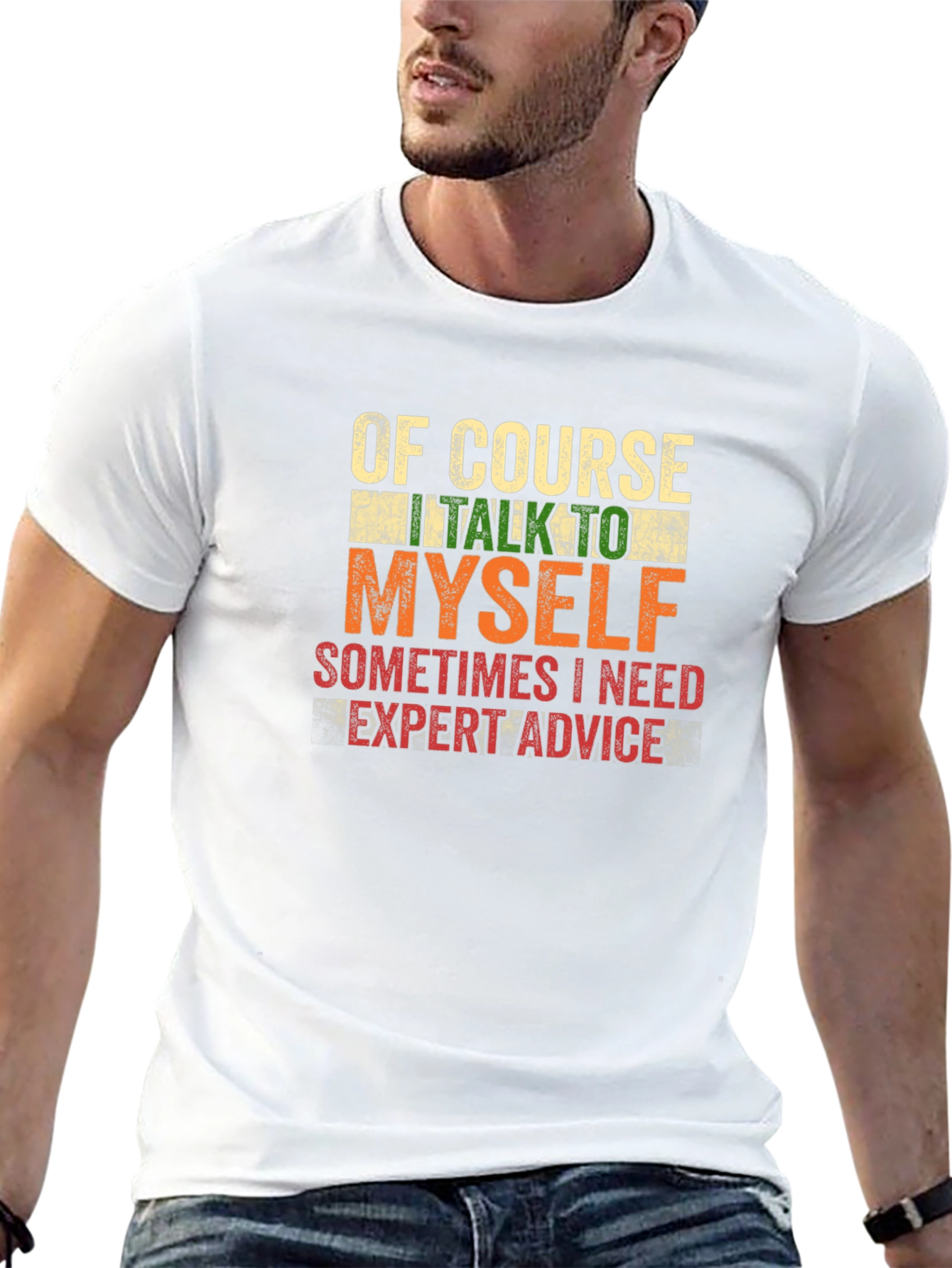 Funny Expert Advice Black T-Shirt