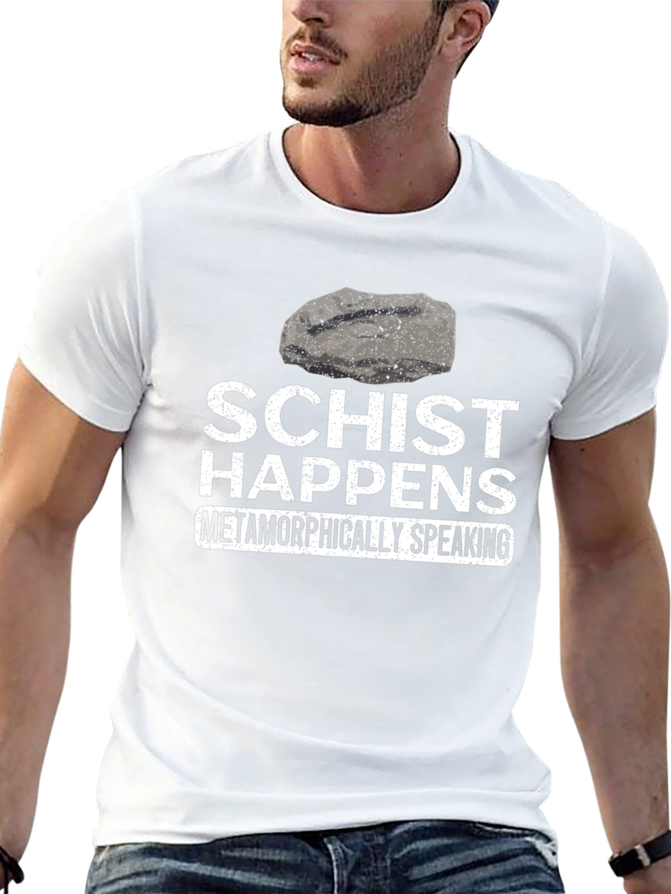 Schist Happens Funny Geology T-Shirt