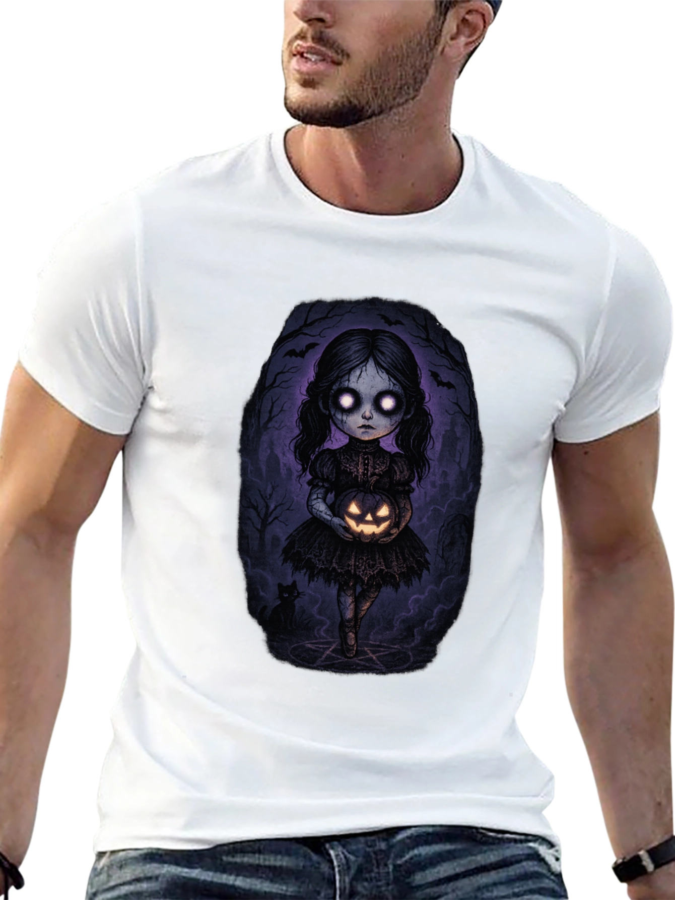 Spooky Girl Halloween T-Shirt