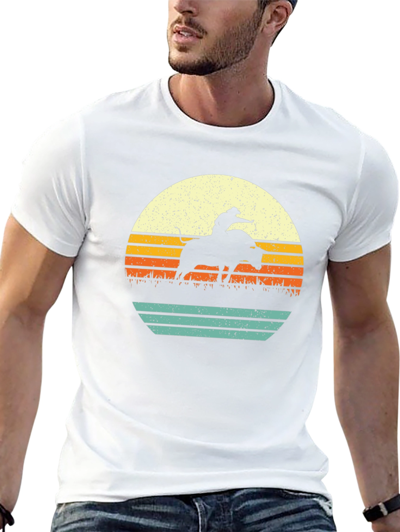 Retro Rodeo Sunset Graphic T-Shirt