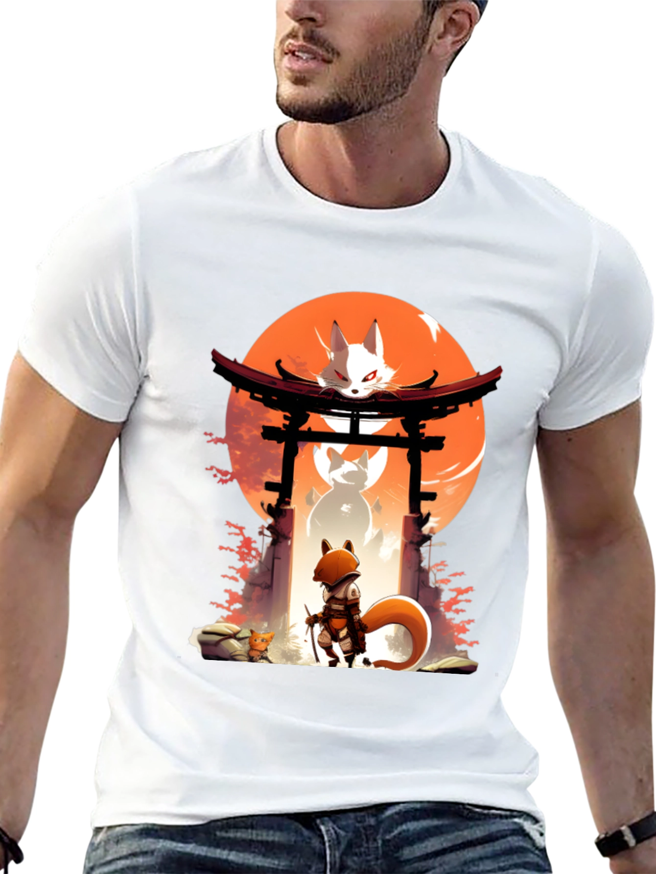 Anime Style Fox T-Shirt