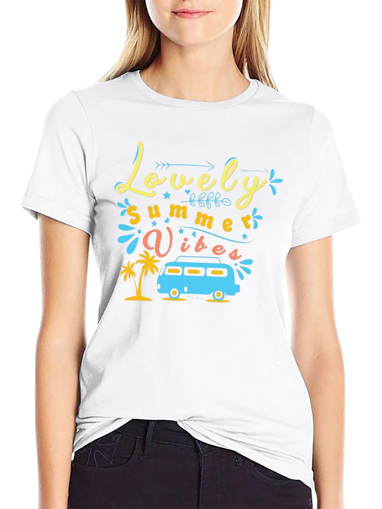 Lovely Summer Vibes Graphic T-Shirt