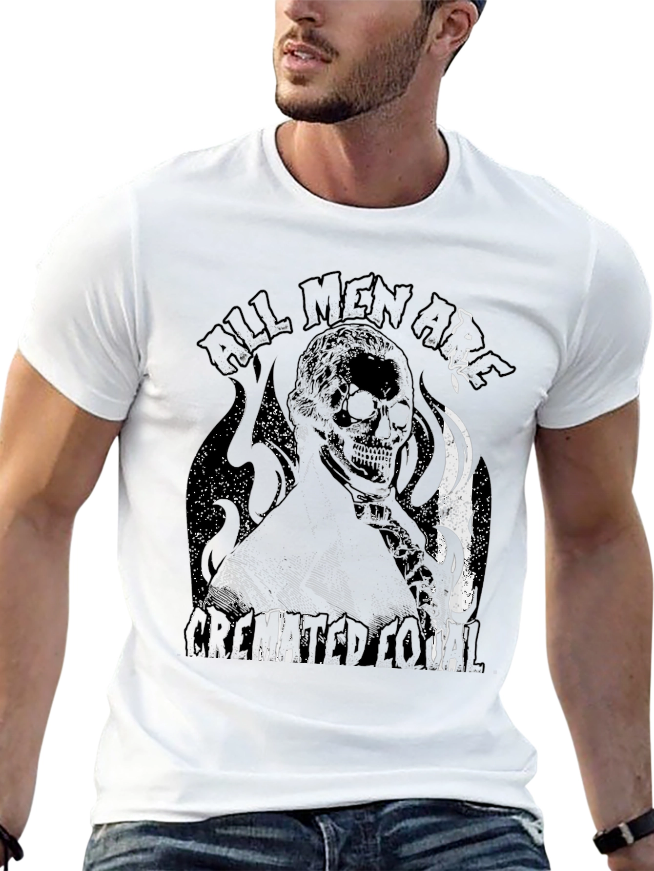 All Men Are Cremated Equal Graphic Tee
