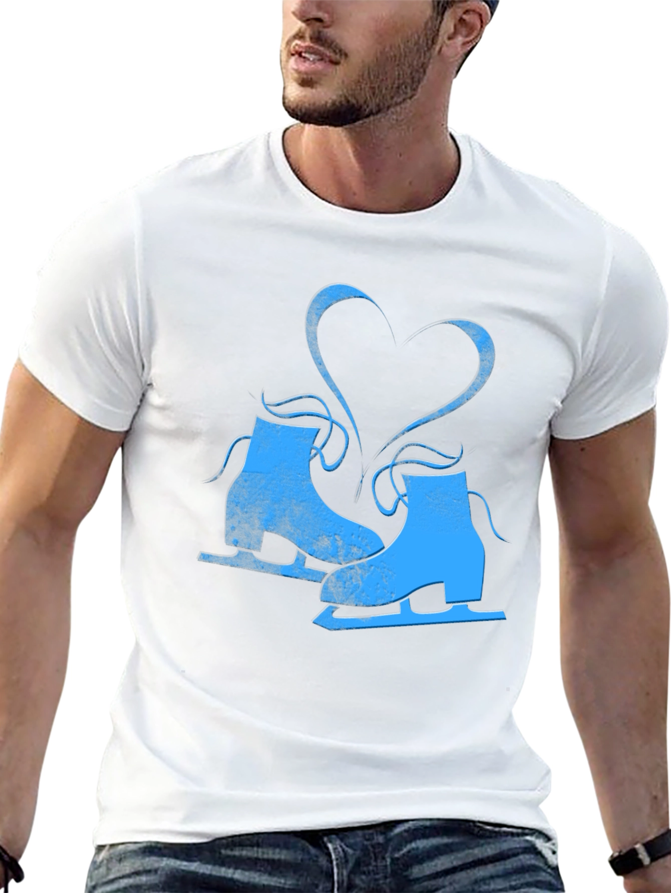 I Love Ice Skating T-Shirt Black