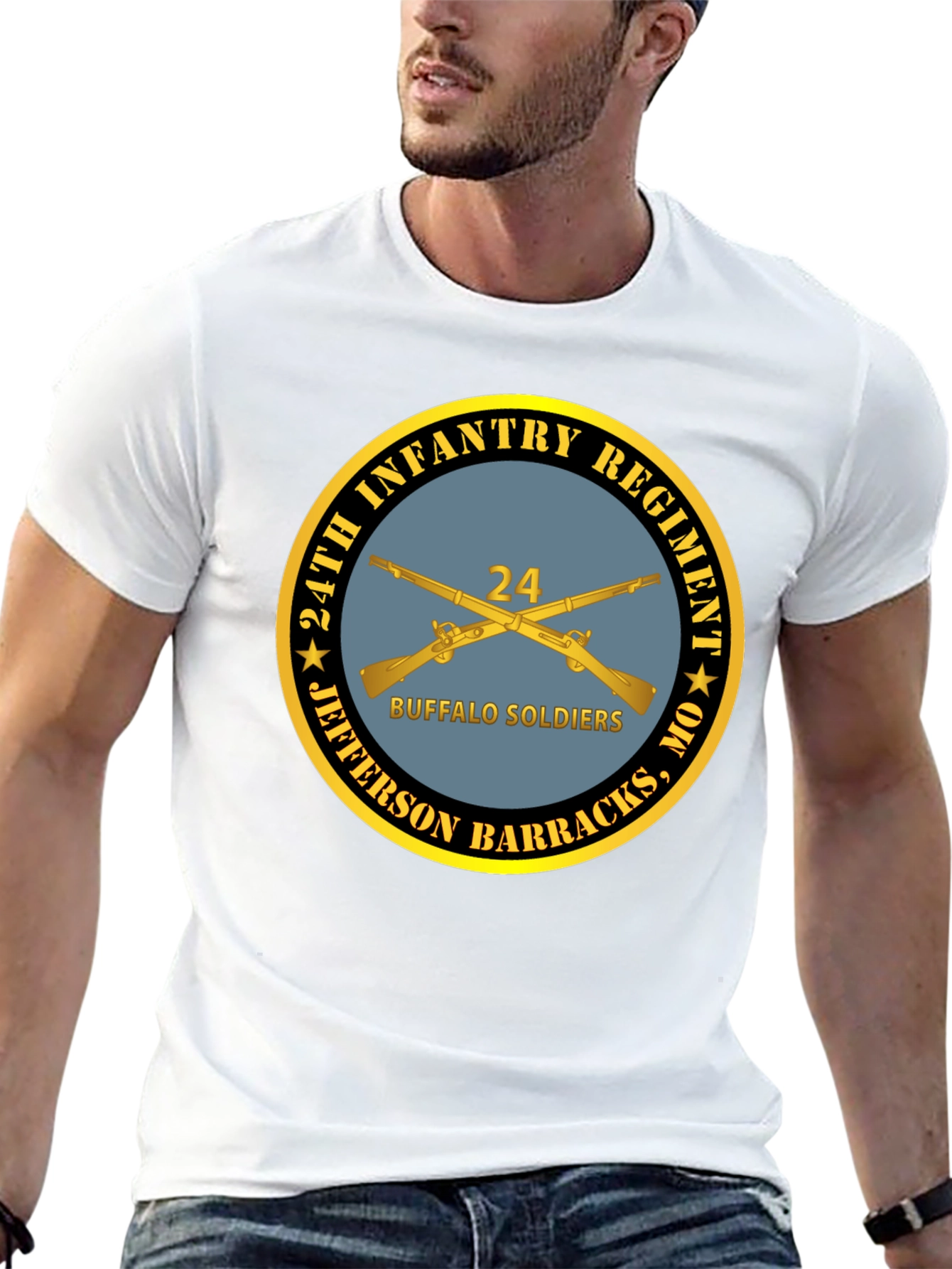 24th Infantry Regiment Buffalo Soldiers T-Shirt