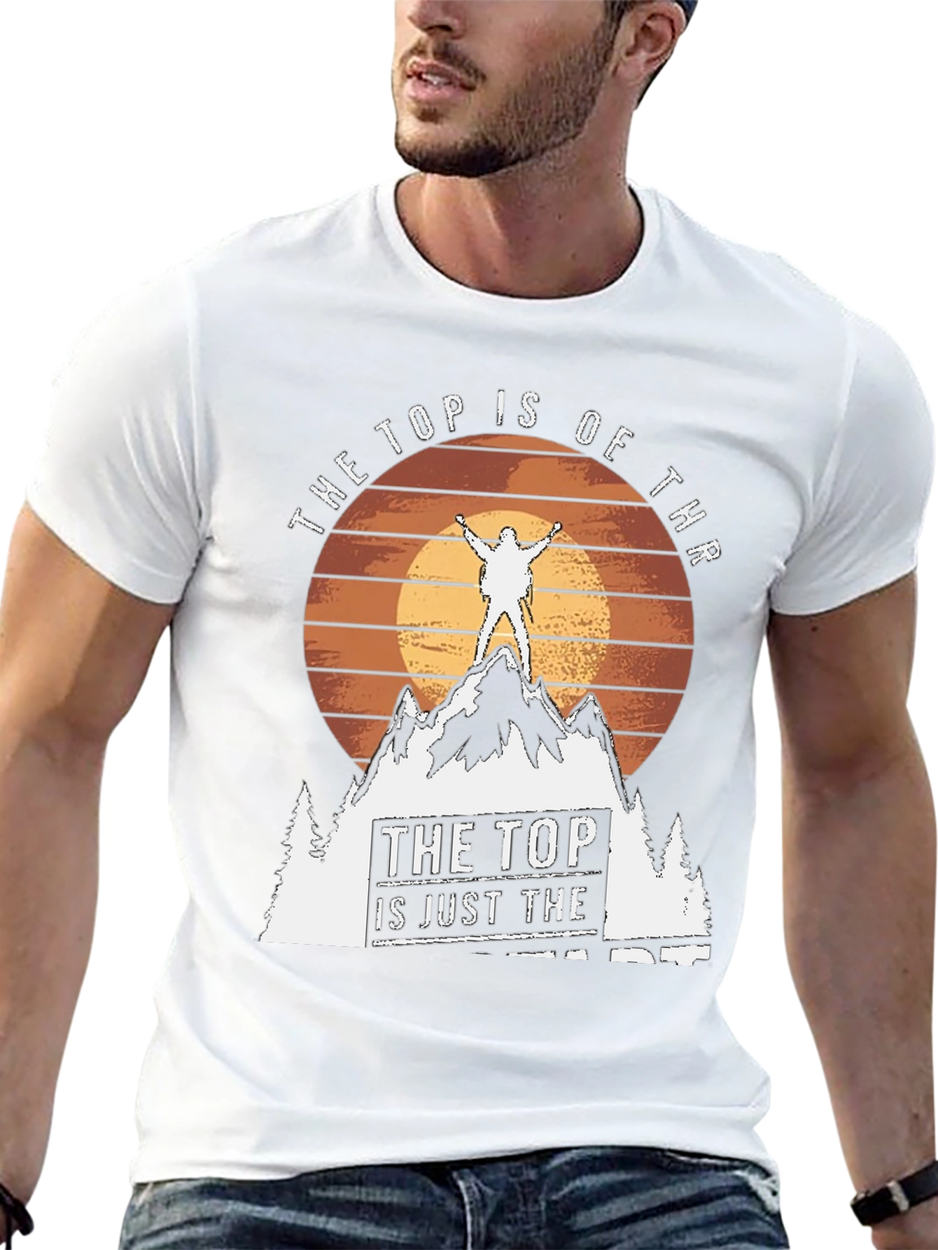 The Top Is Of Thr T-Shirt Mountain Adventure